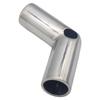 2-Way Pipe Fitting Elbow Marine 110/120/140 Degree Boat Hand Rail Fitting Elbow Pipe Connector 22/25mm with L Shape Hex Key