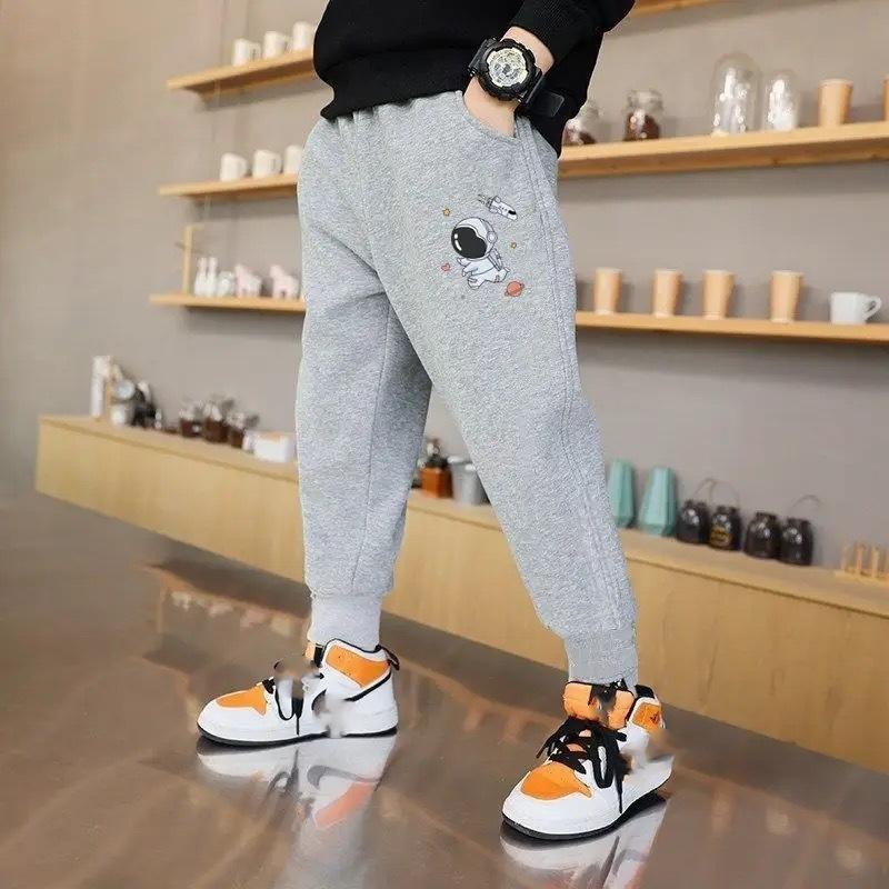 Kinder Druck Hosen Frühling Herbst Dünne Jogginghose für Jungen Teenager Kinder Hosen