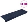 Self-adhesive Stair Treads 10 Pieces 65 X 21 X 4 Cm Rectangular Edge