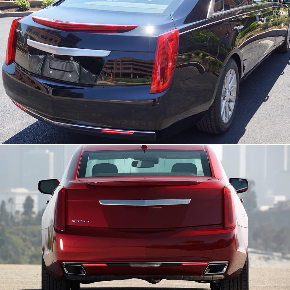 3 IN 1 Led Smoked Lens For 2013 2014 2015 2016 2017 Cadillac XTS Bumper Reflector Tail Lights Turn Signal Brake Stop & Rear Fog Lamps OEM 20874085