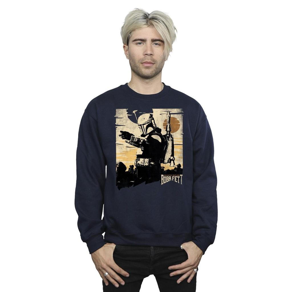 Star Wars Mens The Book Of Boba Fett Points Sweatshirt