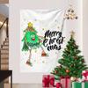 Cross-border Christmas Snowman Background Cloth Christmas Tree Wall Hanging Cloth Amazon Tapestry