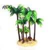 Plastik-Aquarium-Dekoration Aquarium Künstliche Pflanzen Miniatur-Kokospalmen Sicheres Ornament