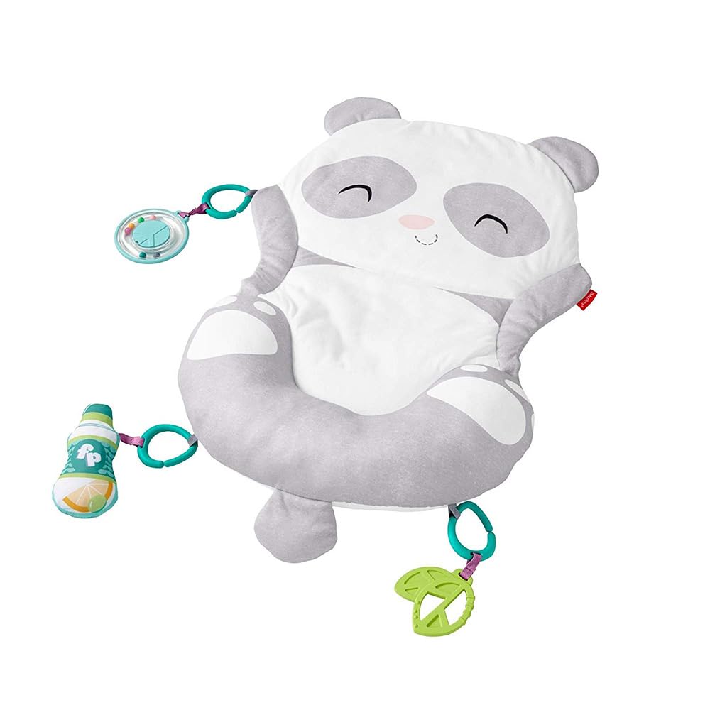 Mattel Fisher-Price Baby Gym: Develop Your Sensory Development! Panda Play Mat (Ages 0+) [Fabric Toy] [Teething] [Attachment Formation] GJD28