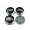 Novas 4 x Calotas Centrais LAND ROVER PRETAS RANGE ROVER SPORT EVOQUE DISCOVERY 63mm