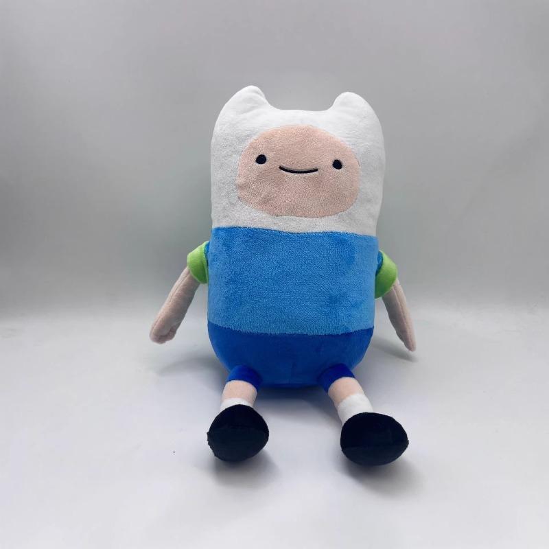 Cute Adventure Time Plush Toys Bundle Soft Stuffed Animal Dolls Featuring Finn Green Frog Purple Bear Perfect Birthday Gift Cartoon Fans Collectors
