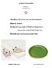 Ceramic Frog Calligraphy Pen Holder and Paperweight Set