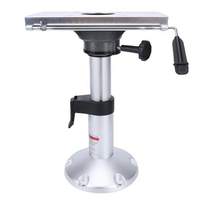 Boat Seat   with Slide,   Height Lockable Marine Seat Base for Yacht, Boat Pontoon, Aluminum Alloy 13 18 Inch