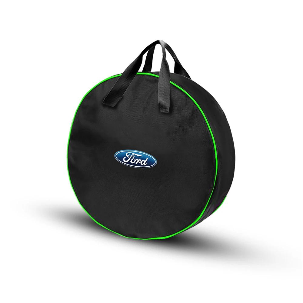 EV Car Charging Cable Storage Box Charger Carry Bag Waterproof Trunk Organizer For Ford Focus Mustang Ranger Fusion Mondeo Kuga