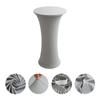 Premium Spandex Round Table Cover Elastic Skirt for Hotel Wedding Banquet Decor