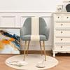 Universal Stretch Jacquard Chair Slipcover for High Armrest Dining Chairs Elastic Color Block Curved Back Home Decor