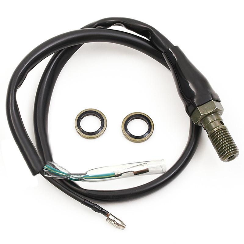 Motorcycles Off-Road ATV Hydraulic Brake Light Switch Banjo Bolt M10x1.25 Pitch Universal