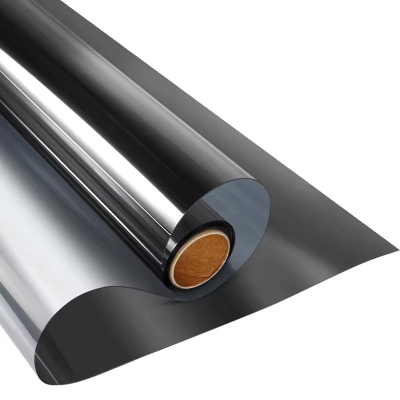 One-Way Privacy Heat Insulation Window Film UV Protection Sunshade Reflective Glass Film Suitable For Home Balconies And Glass.