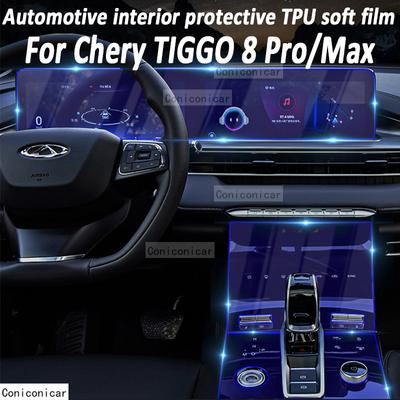 TPU Car Gear Dashboard Nawigacja Ekran Wnętrze Folia Ochronna Naklejka Dla Chery Tiggo 8 Pro Cherry Tiggo 8 Pro Max 2023