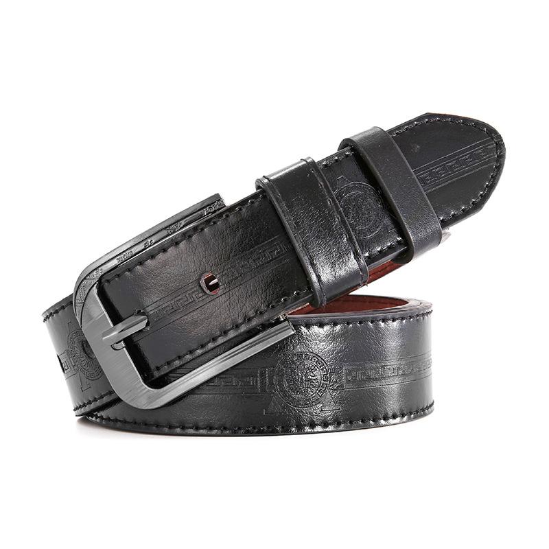 Cintura da Uomo con Fibbia ad Ardiglione Cintura da Uomo Versione Coreana Versione Coreana Moda Casual Semplice Cintura Cintura