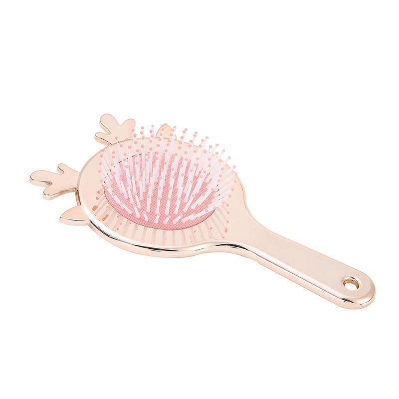 Cute Cartoon Air Cushion Comb for Girls - Portable Scalp Massage