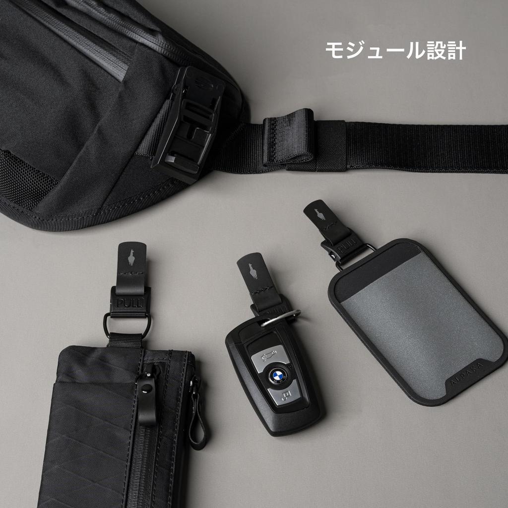 ALPAKA Bravo Sling Mini V2 Axoflux 300D Omuz Çantası, Askılı Çanta, Çapraz Askılı Çanta, Ayarlanabilir Askı, 2.5L Kapasite, iPad Mini Sığar, Mükemmel