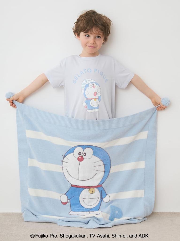 Jacquard Blanket [Gelato Pique] [Doraemon] [Kids]