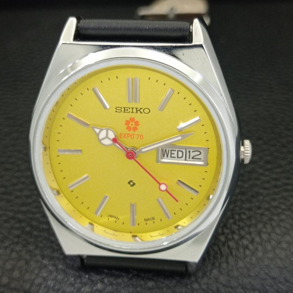 VINTAGE REFURBISHED SEIKO EXPO 70 AUTOMATIC 6309A JAPAN MENS WATCH A441800-1 Sk-a441800