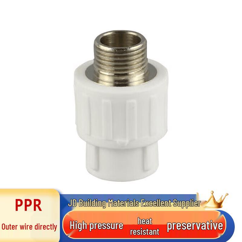 Saizesi PPR External Thread Straight Connector 32mm x 1/2 inch