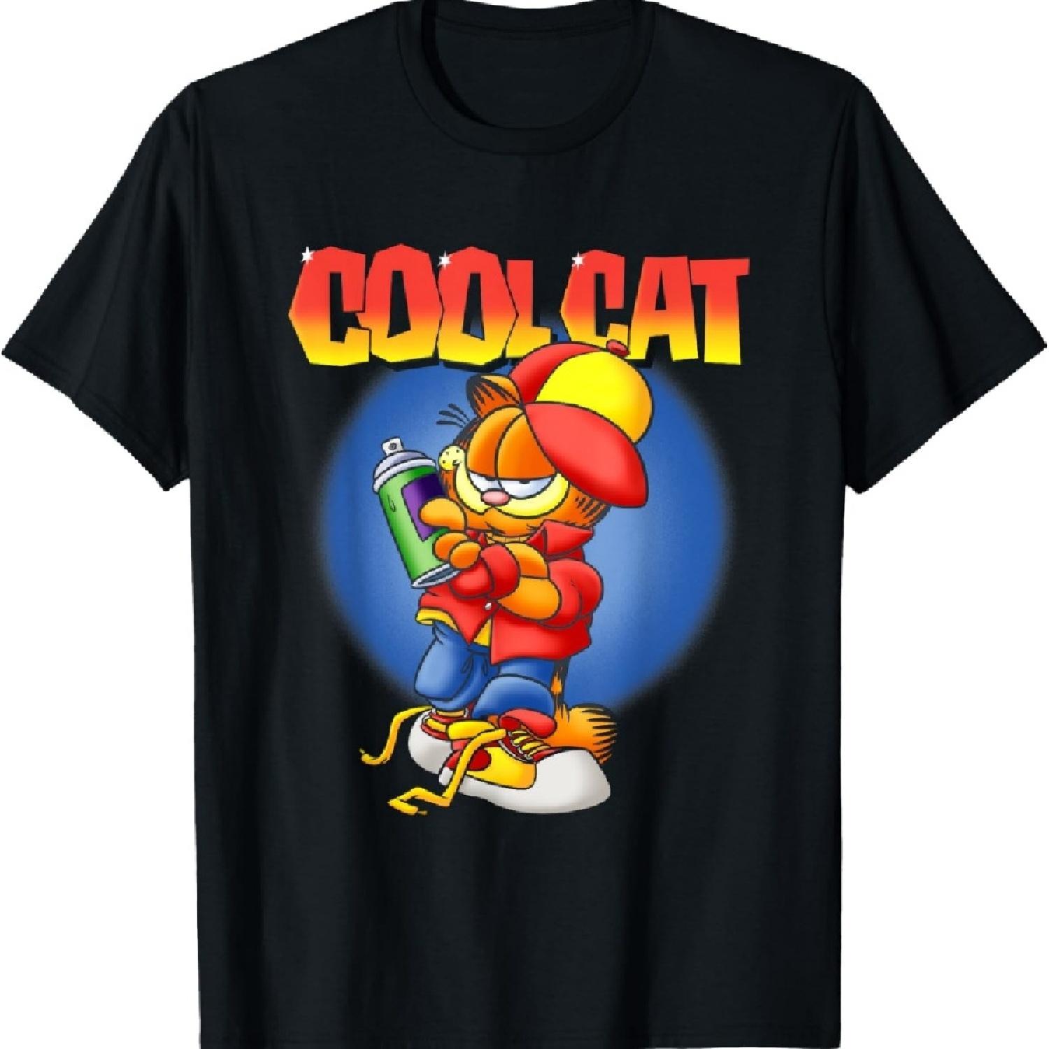 Футболка Garfield Cool Cat Retro Graffiti Artist S