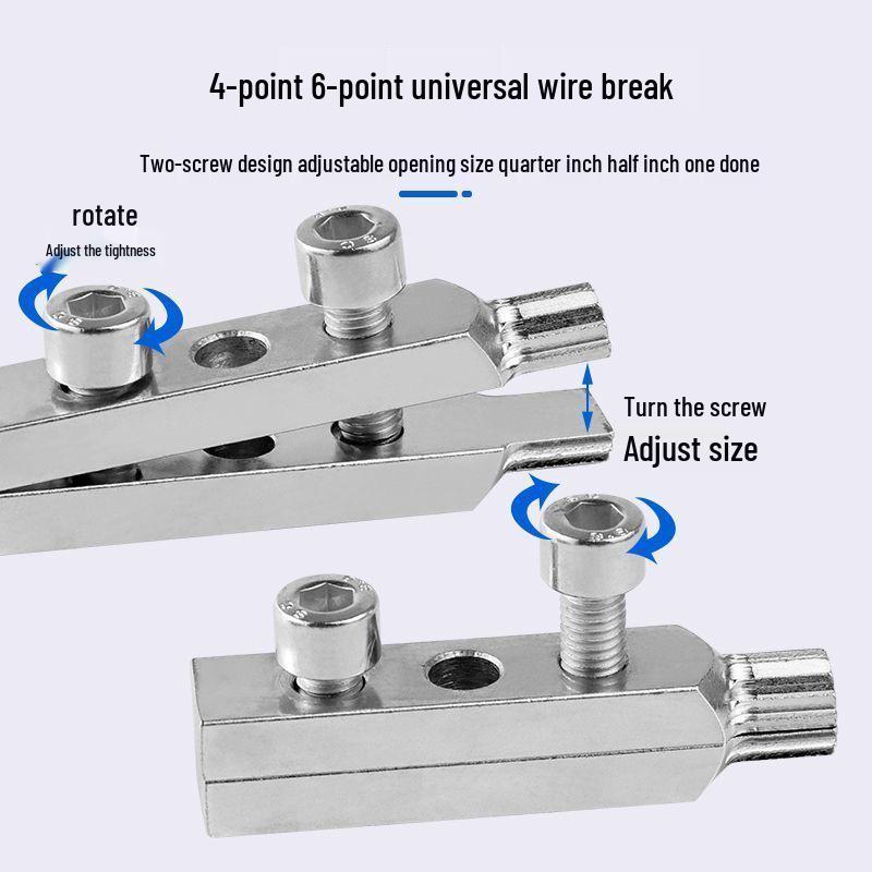 Tightening Reverse Thread Faucet Valve Extractor for Pipe Repair