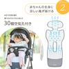 TOKAIZ Wafukuru Pro Baby Car Seat New 2 Air Intake Air Outlet Cooling Summer Car Timer 3 Adjustable Fan Washable Child Car Heat Protection for Babies