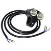 25-mm-Motorrad-Lenker-Hand-Return-Taste LED-Licht-Lampen-Steuerschalter