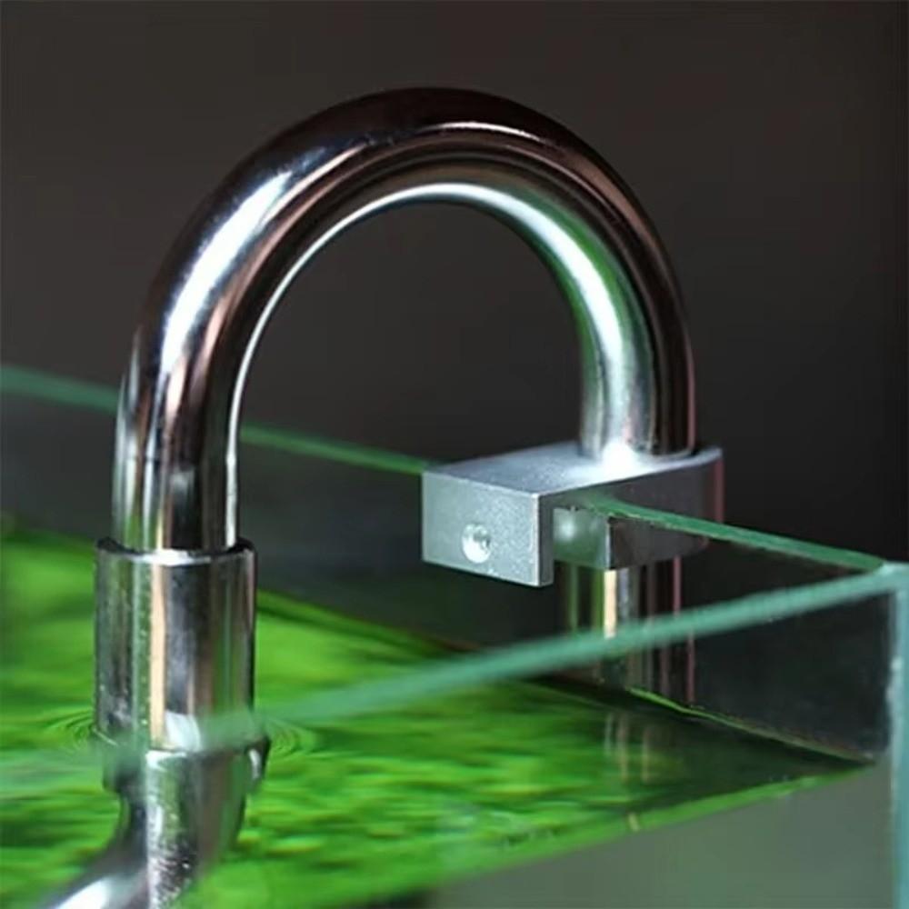 Multifunctional Aquarium Water Tube Holder Aluminum Alloy Water Tube Fixed Clip for 20mm Pipe
