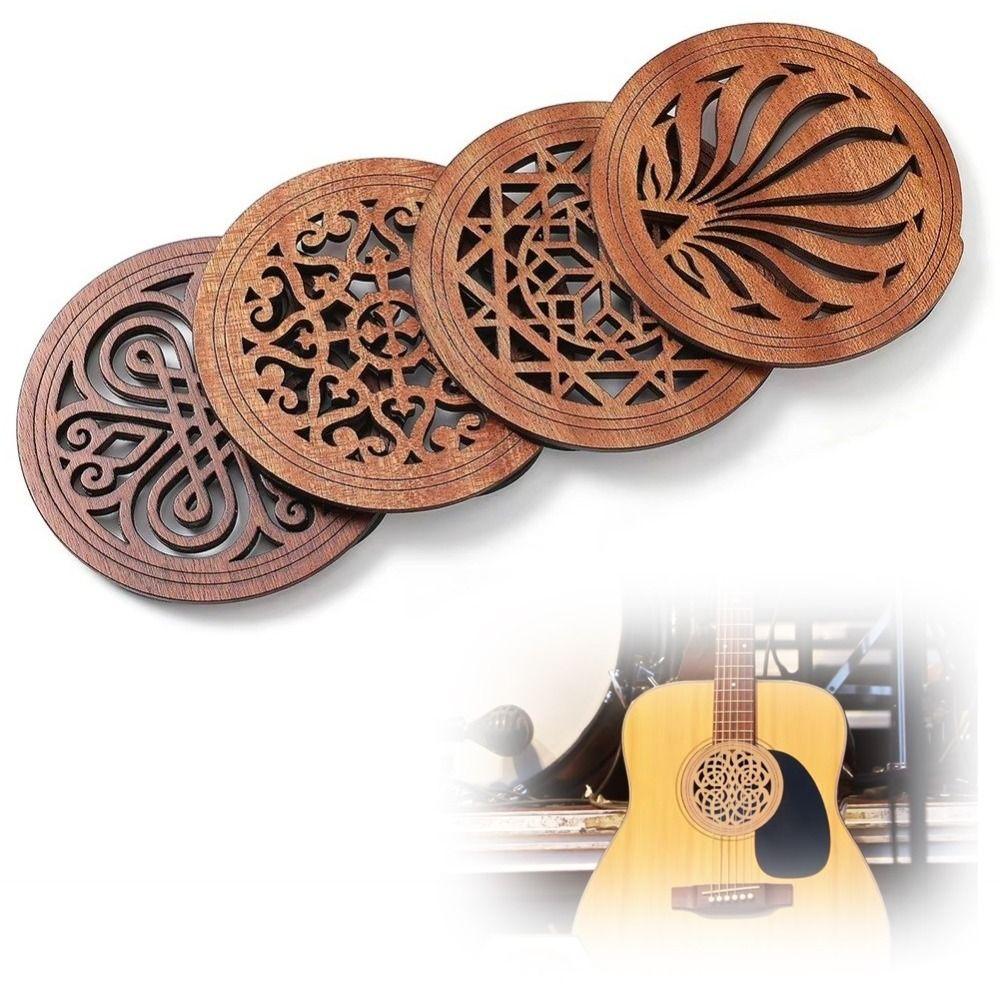 Decorative Cutout Acoustic Guitar Accessory Guitar Feedback Buster For Acoustic Guitars
