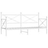 VidaXL Daybed Without Mattress White 90x190 Cm Steel, Sofa Bed, Comfortable Sofa Bed, Daybed with Mattress, Bed 4104681