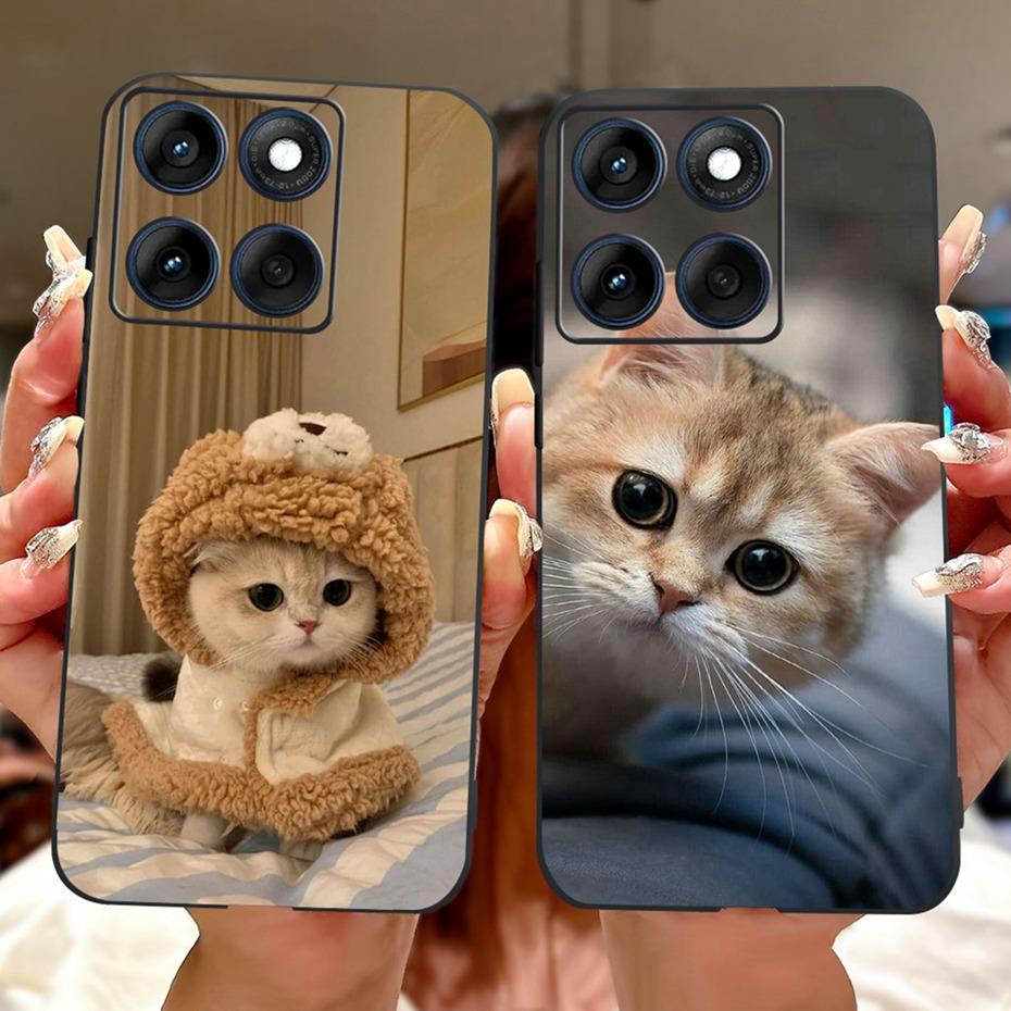 Cute Painting Phone Case For Motorola Edge 60S 60 Fusion Soft Silicone TPU Back Cover For Motorola Edge60 Edge60S Cases Bumpers
