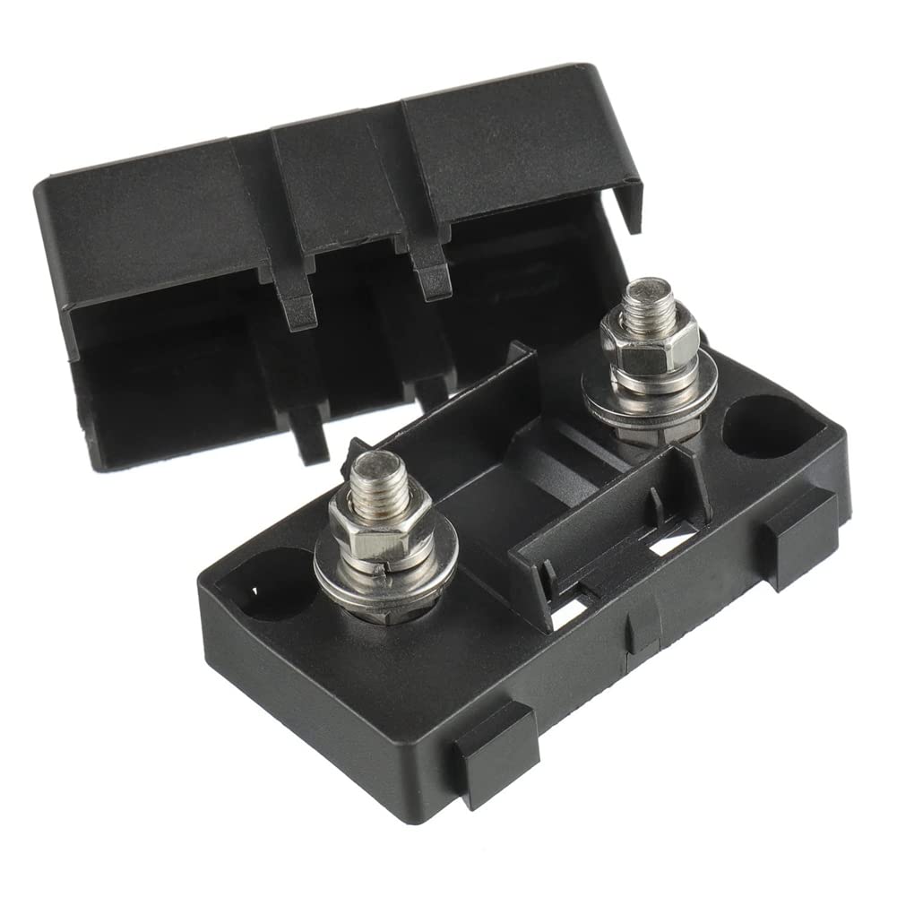Hlsicnalm 2X ANS-H Car Fuse Holder and 2X High Current Bolt-on Midi Fuse 40A