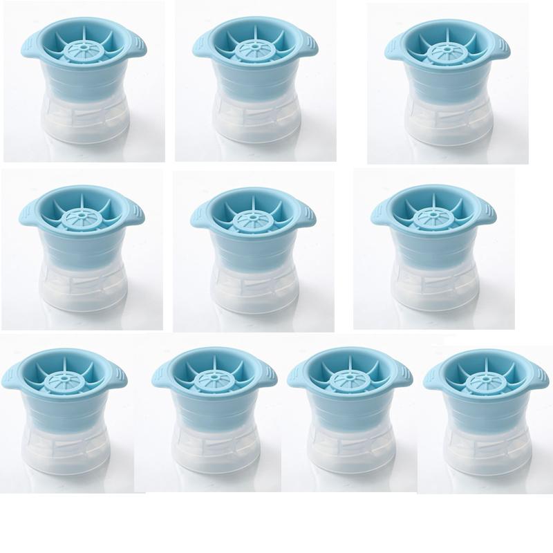 Silicone Ice Hockey Cube Mold Ice Grid Circular Ice Box Food Grade Silicone Whiskey Ball Ice Maker For Home Bar Kitchen Tools