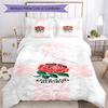 Set Biancheria da Letto Rugby Inghilterra 3 Pezzi Copripiumino Chiusura Include 1 Copripiumino & 2 Federe, Morbido e Confortevole per Tutte le Stagioni.