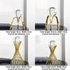 Electroplating Metal Crystal Ball for Home Decor, Creative Geometric Shape, Living Room and Bedroom Decor, Iron Crafts, 1Pc
