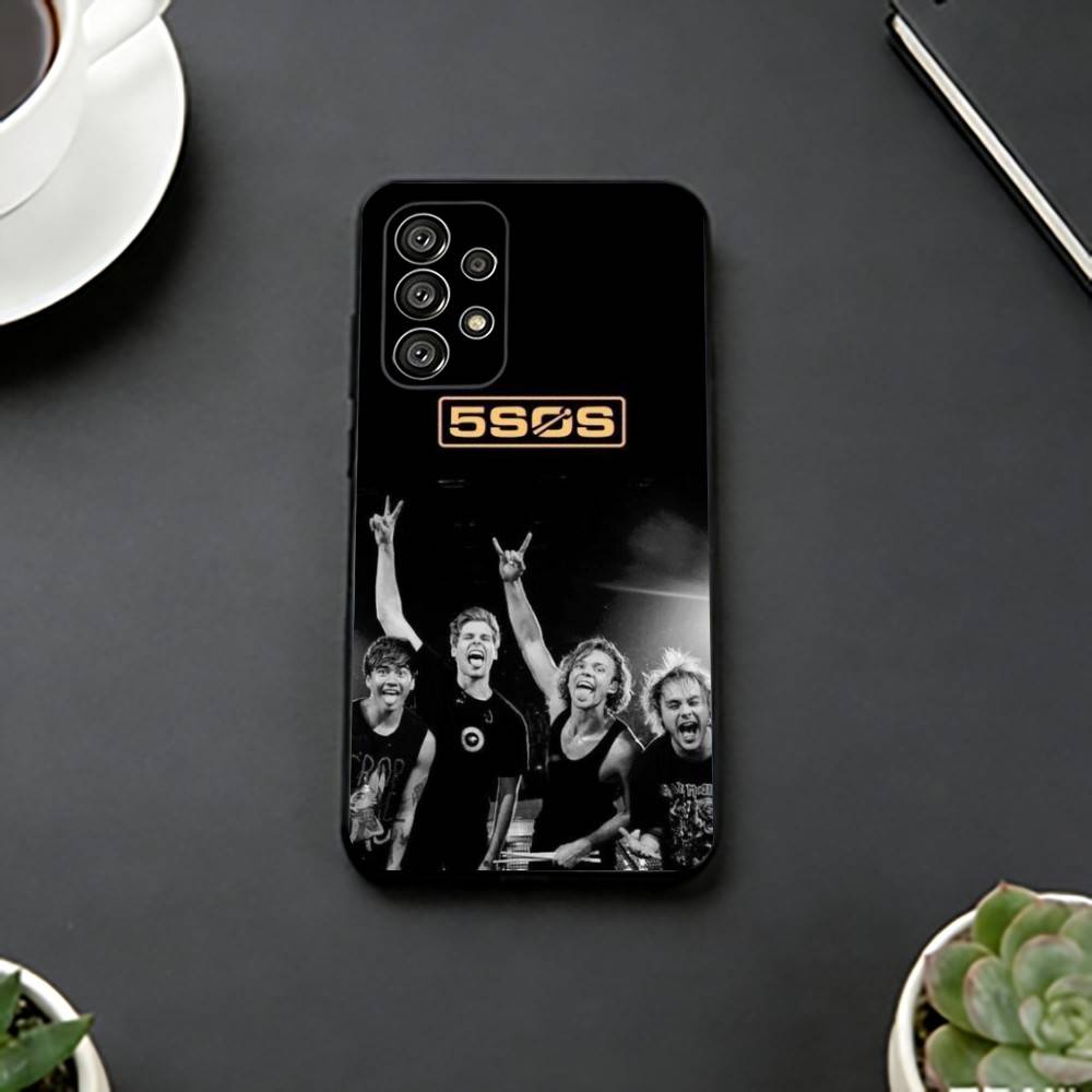 

5 Seconds Of Summers 5SOS Phone Case For Samsung S25,S24,S21,S22,S23,S30,Ultra,S20,Plus,Fe,Lite,Note,10,Black Cover Samsung S235G