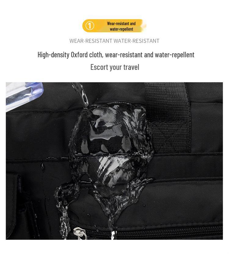 Wodoodporna Torba na Ramię Sportowa i Fitness na Zewnątrz - Unisex, Duża Pojemność, Przegrody Mokra/Sucha, Idealna na Krótkie Wyjazdy