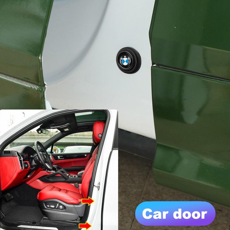 Car Door Silicone Anti Shock Pad Trunk Sound Insulation Thickening Cushion Stickers For BMW 1 3 5 Series G20 F30 E60 E46 F48 G01