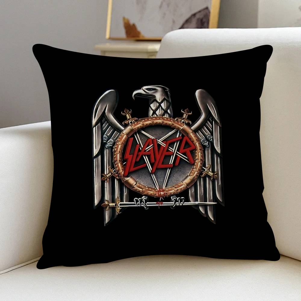 S-Salyer Font And Slayer Logo Cushion Cover 30x50 Polyester Sofa Cushions Decorative Throw Pillows Home Decoration Pillowcover