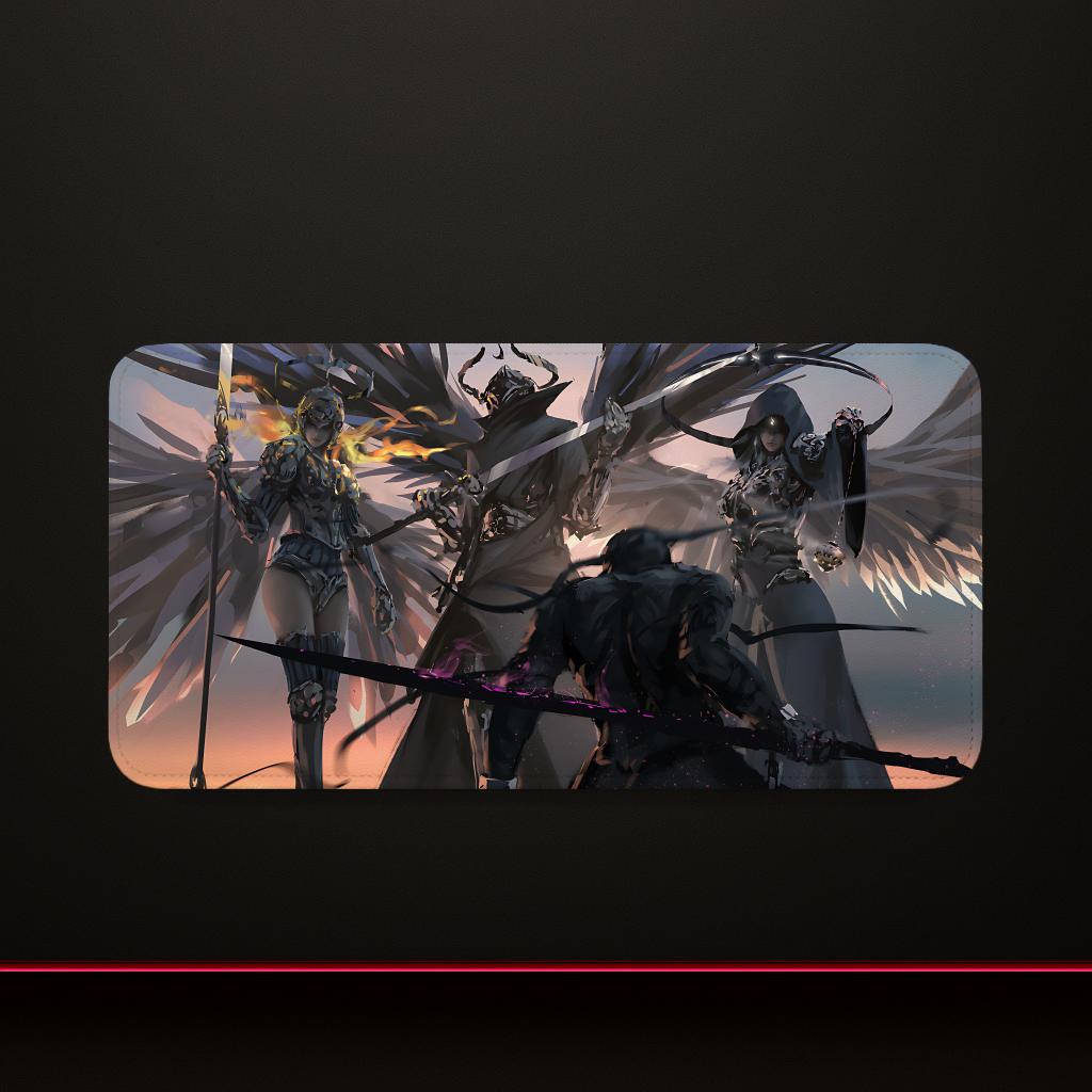 Ghost Blade Wlop Mouse Pad Play Matlarge Xxl90x40cmx5mmstitch Desk Matsgaming Accessoriespc Parts