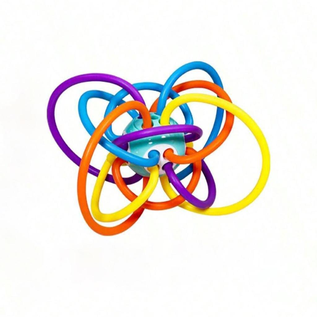 Montessori Pull String Sensory Toy Baby Silicone Teething Early Education Fidget Activity Grasp Travel Toys For Toddler 0-18M