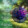 10 Inch Hanging Wind Spinner Outdoor Decor for Balcony Lawn Garden Creative Gift for Friends Family Spring Summer 360 Rotating Hook