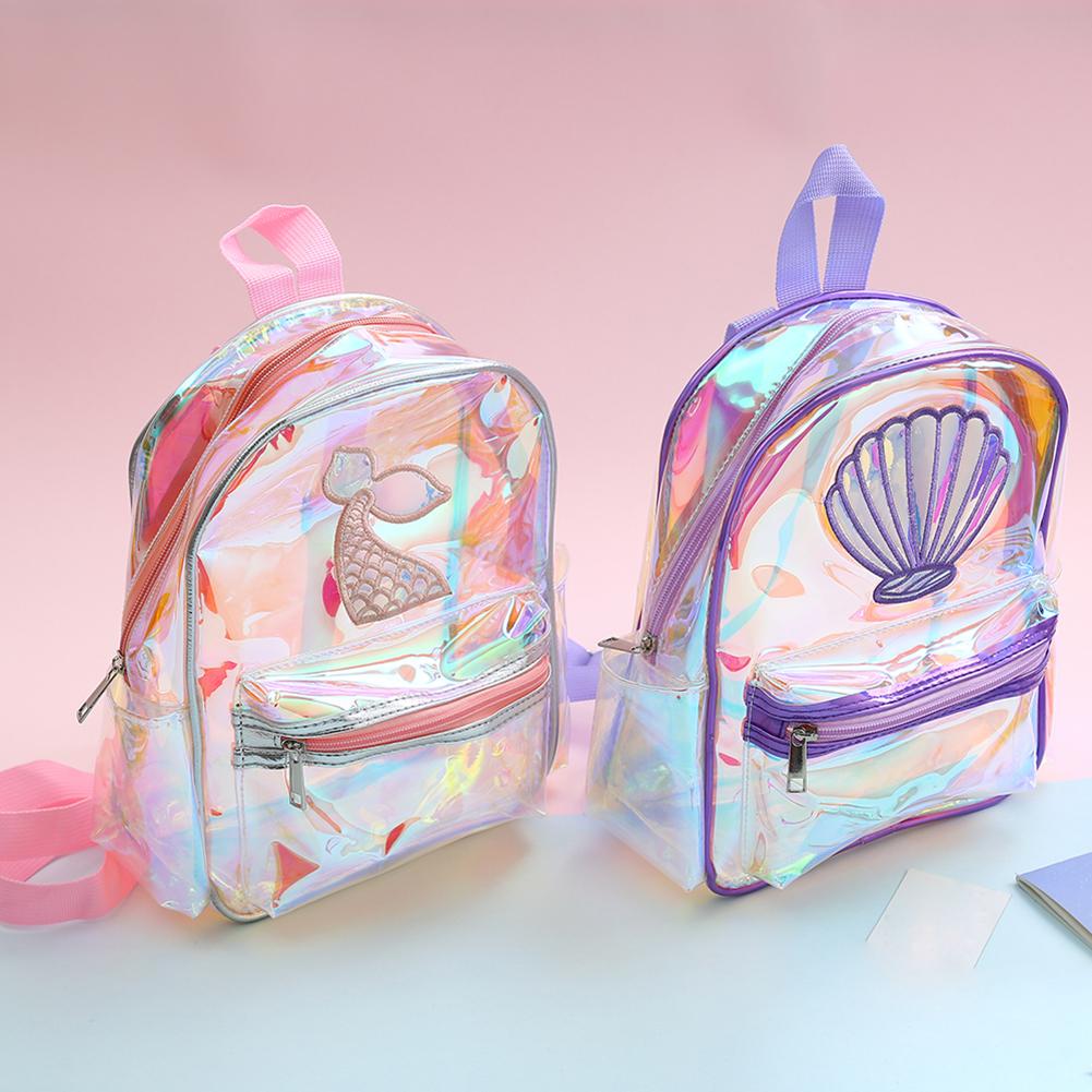clear mermaid backpack