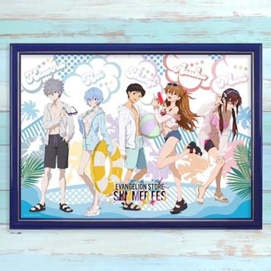 Yanoman in Jigsaw Puzzle Evangelion EVA SUMMER FES Includes Piece Request Spatula (Yanoman) [Made Japan] 500-Piece (38x53cm) 05-1091, Postcard,