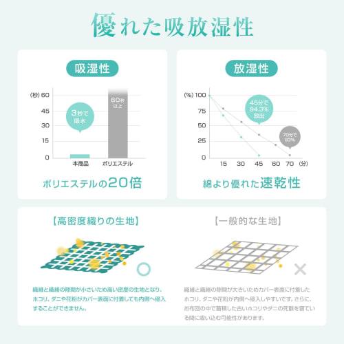 Sun Deco Lightweight, Semi-Double Comforter, All-Season, [Ag+ Silver Ion Antibacterial Material] [SEK Hygiene Certified], Washable, Antibacterial, Odo