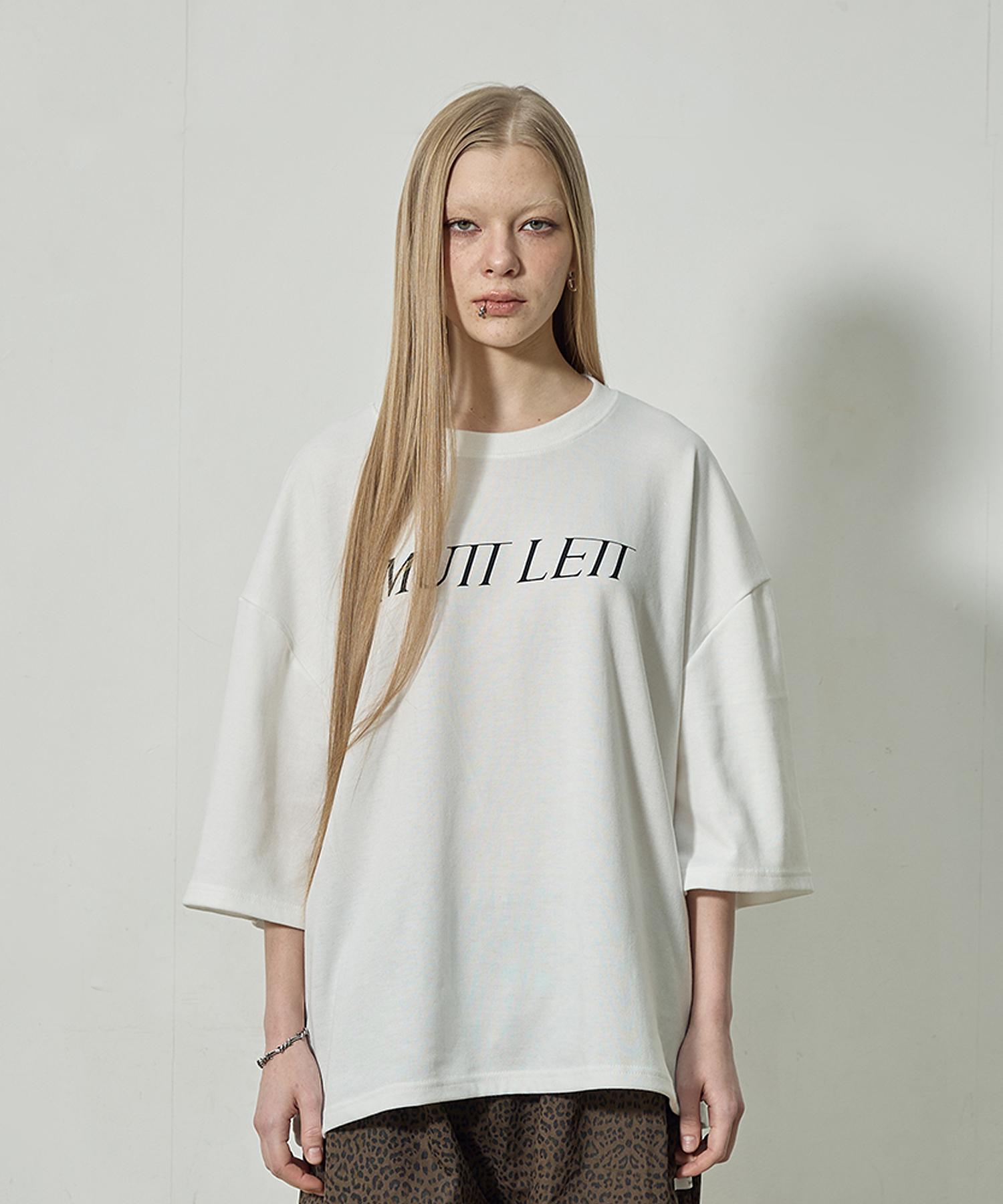 Mutlet Big Logo Short Sleeve / Ivory Free