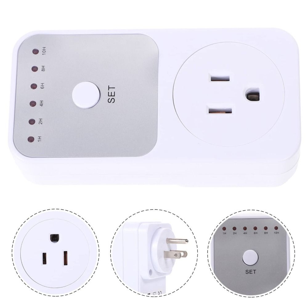 Plug-in 10Hr Timer Switch Countdown Time Setting Switch Timer Electronic Wattmeter  Household