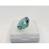 Certified Natural Teal Blue Tourmaline Cushion Cut 12-13 Ct Stunning Gemstone