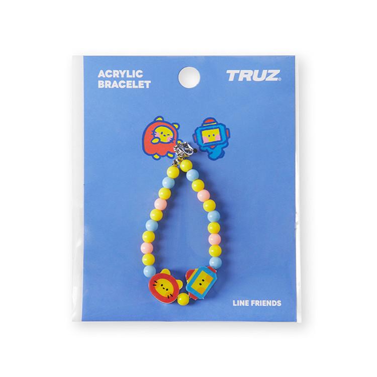 LINE FRIENDS Bransoletka akrylowa TRUZ LAWOO & HIKUN Minini